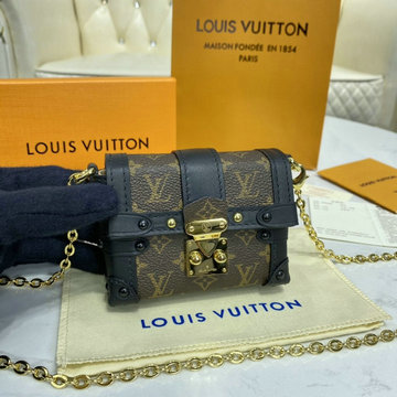 ルイヴィトン LOUISVUITTON 057-M68566　2021年最新入荷 エッセンシャル トランク 斜め掛け ショルダーバッグ クロスボディバッグ モノグラムキャンパス