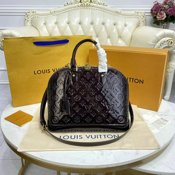 商品名称：ルイヴィトン LOUISVUITTON 057-M91678Z　2021年最新入荷 アルマ トップハンドルバッグ トートバッグ 2way ショルダーバッグ クロスボディ レディースかばん ヴェルニ