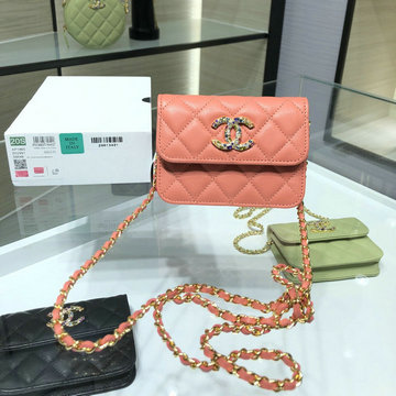 シャネル CHANEL JS-CH1942FH　2020年最新入荷 チェーンクラッチ チェーンウォレット 斜め掛け ショルダーバッグ レディースかばん クロスボディ ラムスキン