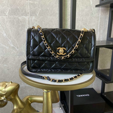 シャネル CHANEL JS-CH2056BK　2020年最新入荷 フラップバッグ 斜め掛けショルダーバッグ クロスボディ レディースかばん ラムスキン