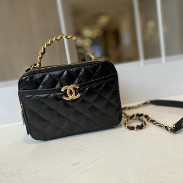 シャネル CHANEL JS-CH2179BK　2020年最新入荷 スモール ヴァニティー ケース トートバッグ 斜め掛け ショルダーバッグ カメラバッグ