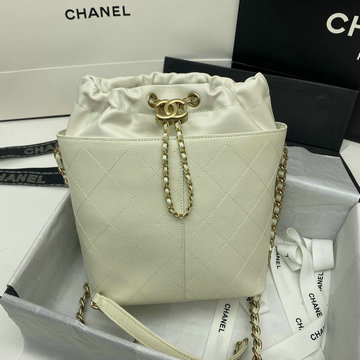 シャネル CHANEL JS-CH2285BS　2020年最新入荷 バゲットバッグ ドローストリングバッグ 斜め掛けショルダーバッグ クロスボディ レディースかばん カーフスキン