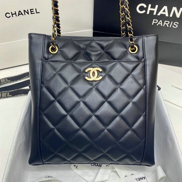 シャネル CHANEL JS-CH2295BK　2020年最新入荷 スモール ショッピングバッグ ショルダーバッグ レディースかばん カーフスキン