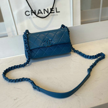 シャネル CHANEL JS-CH2302LS　2020年最新入荷 スモール フラップバッグ 斜め掛けショルダーバッグ クロスボディ レディースかばん グレインド カーフスキン