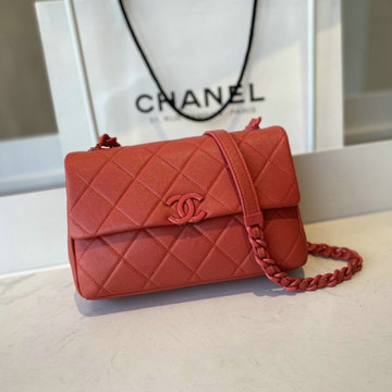 商品名称：シャネル CHANEL JS-CH2303RD　2020年最新入荷 スモール フラップバッグ 斜め掛けショルダーバッグ クロスボディ レディースかばん グレインド カーフスキン