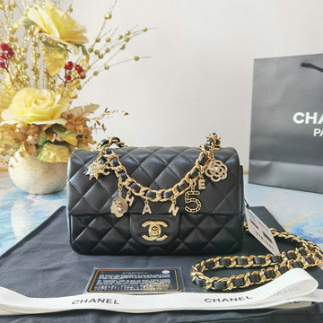 商品名称：シャネル CHANEL JS-CH2326JBK　2020年最新入荷 フラップバッグ 斜め掛け ショルダーバッグ クロスボディ レディースかばん ラムスキン