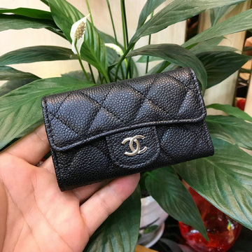 シャネル CHANEL JS-CH31503QYK　2020年最新入荷 三つ折り 6連キーケース カードポケット カーフスキン