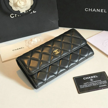 商品名称：シャネル CHANEL JS-CH50096YJK　2020年最新入荷 二つ折り長財布 ロングウォレット カードケース 小銭入れ ラムスキン