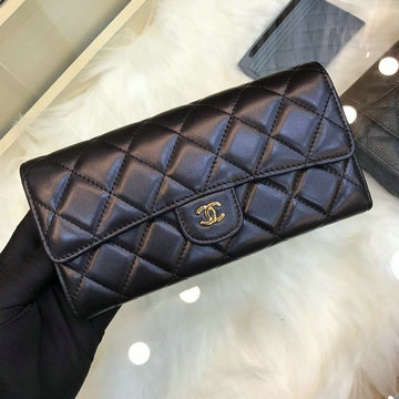 商品名称：シャネル CHANEL JS-CH80758YJK　2020年最新入荷 二つ折り長財布 ロングウォレット カードケース 小銭入れ ラムスキン