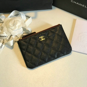 シャネル CHANEL JS-CH82365QJK　2020年最新入荷 ファスナー短財布 ジッピーウォレット コインケース 小銭入れ グレインドカーフスキン