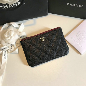 シャネル CHANEL JS-CH82365QYK　2020年最新入荷 ファスナー短財布 ジッピーウォレット コインケース 小銭入れ グレインドカーフスキン