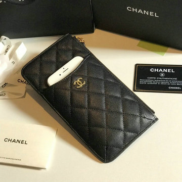 シャネル CHANEL JS-CH84402QJK　2020年最新入荷 スマートフォンケース カードケース 小銭入れ コインケース 携帯ケース グレインドカーフスキン