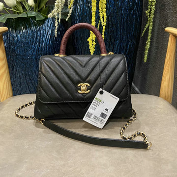 シャネル CHANEL JS-CH92990VQJPK　2020年最新入荷 トップハンドルバッグ トートバッグ 2way ショルダーバッグ レディースかばん グレインドカーフスキン