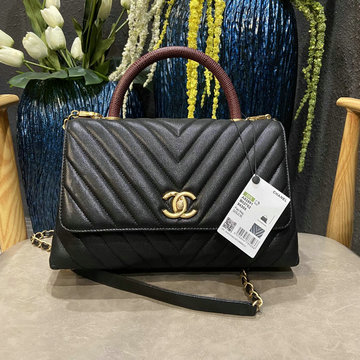 シャネル CHANEL JS-CH92991VQJPK　2020年最新入荷 トップハンドルバッグ トートバッグ 2way ショルダーバッグ レディースかばん グレインドカーフスキン