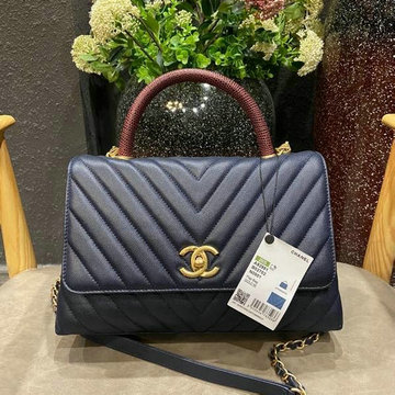 シャネル CHANEL JS-CH92991VQJPL　2020年最新入荷 トップハンドルバッグ トートバッグ 2way ショルダーバッグ レディースかばん グレインドカーフスキン
