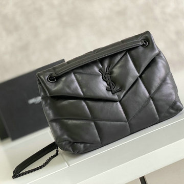 イヴサンローラン Saint laurent YSL JS-YSL57745KBK　2019年最新入荷 ルル パファー ショルダーバッグ レディースかばん ミディアムバッグ キルティングラムスキン