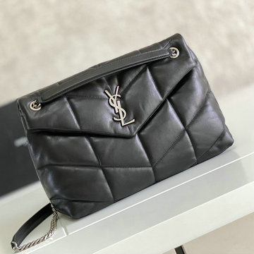イヴサンローラン Saint laurent YSL JS-YSL57745YBK　2020年最新入荷 ルル パファー ショルダーバッグ レディースかばん ミディアムバッグ キルティングラムスキン