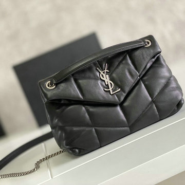 イヴサンローラン Saint laurent YSL JS-YSL57746YBK　2020年最新入荷 ルル パファー ショルダーバッグ レディースかばん スモールバッグ キルティングラムスキン