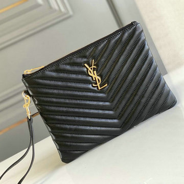 イヴサンローラン Saint laurent YSL JS-YSL379039JK　2020年最新入荷 モノグラム クラッチバッグ 手持ちかばん ストラップ付き メンズかばん レザー