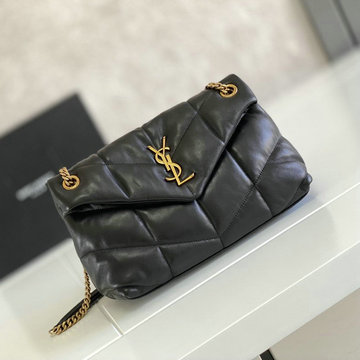 イヴサンローラン Saint laurent YSL JS-YSL57746JBK　2019年最新入荷 ルル パファー ショルダーバッグ レディースかばん スモールバッグ キルティングラムスキン