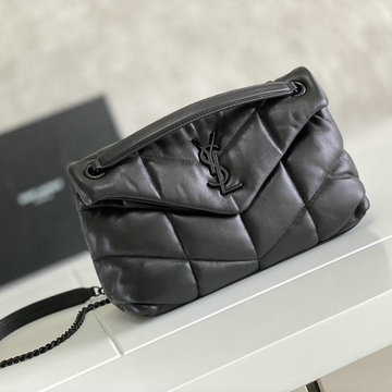 イヴサンローラン Saint laurent YSL JS-YSL57746KBK　2020年最新入荷 ルル パファー ショルダーバッグ レディースかばん スモールバッグ キルティングラムスキン