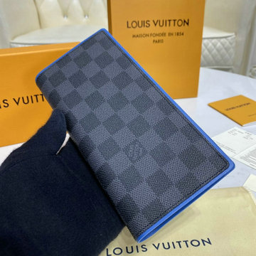 ルイヴィトン LOUISVUITTON 057-N64430　2020年最新入荷 ポルトフォイユ ブラザ 二つ折り長財布 ロングウォレット ダミエグラフィットキャンパス