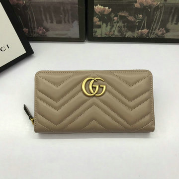 商品名称：グッチ GUCCI 057-GG443123XS　2020年最新入荷 GGマーモント ジッピーウォレット ファスナー長財布 ロングウォレット カーフレザー