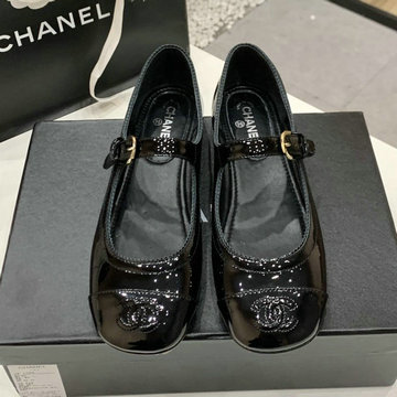 商品名称：シャネル CHANEL 26-CHJ21005Q 2021年夏最新入荷 メリージェーン ローファー フラットシューズ レディース バレエシューズ レザー