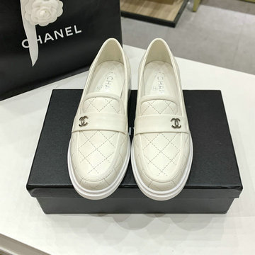 商品名称：シャネル CHANEL 26-CHJ21007 2021年夏最新入荷 ローファー フラットシューズ レディース カジュアルシューズ ラムスキン