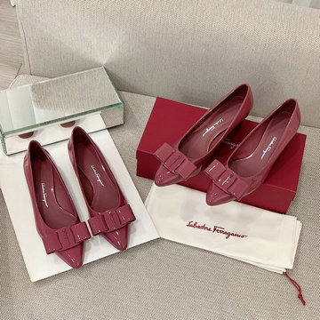 サルヴァトーレ フェラガモ FERRAGAMO 26-FLJ21002Z 2021年春夏最新入荷 パンプス バレエシューズ フラットシューズ レディース 靴