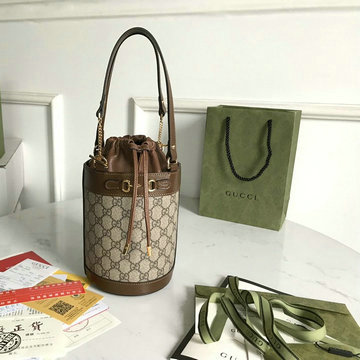 グッチ GUCCI 057-GG637115XK　2020年最新入荷 グッチ ホースビット 1955 スモール バケットバッグ ショルダーバッグ レディースかばん
