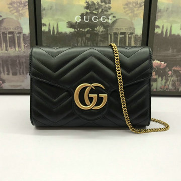 商品名称：グッチ GUCCI 057-GG474575BK　2020年最新入荷 チェーンウォレット クロスボディ 斜め掛け ショルダーバッグ レディースかばん レザー