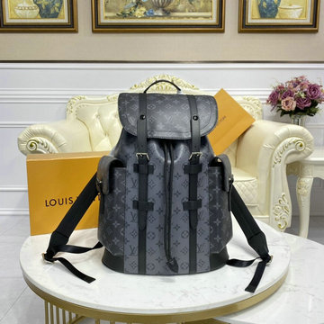 商品名称：ルイヴィトン LOUISVUITTON 057-M45419　2020年最新入荷 クリストファー PM バックパック リュックサック メンズ リュック モノグラムエクリプスキャンパス