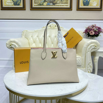 ルイヴィトン LOUISVUITTON 057-M57346　2020年最新入荷 ロックミー ショッパー トートバッグ トップハンドルバッグ ショッピングバッグ グレインレザー
