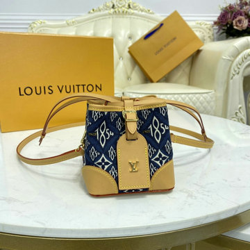 ルイヴィトン LOUISVUITTON 057-M57447　2020年最新入荷 ノエ パース 斜め掛け ショルダーバッグ バゲットバッグ SINCE 1854 テキスタイル