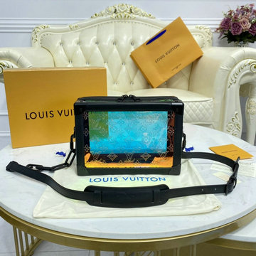 商品名称：ルイヴィトン LOUISVUITTON 057-M55932  2021年最新入荷 ソフトトランク 斜め掛け ショルダーバッグ クロスボディバッグ レディースかばん