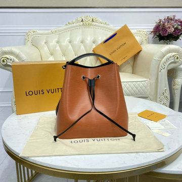 商品名称：ルイヴィトン LOUISVUITTON 057-M54369T 2021年最新入荷 ネオノエ バケットバッグ ショルダーバッグ トートバッグ ドローストリングバッグ エピレザー