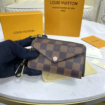 ルイヴィトン LOUISVUITTON 057-N60406 2021年最新入荷 ポルト カルト レクト ヴェルソ カードケース ファスナー長財布 小銭入れ モノグラムキャンパス