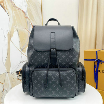 ルイヴィトン LOUISVUITTON GH-M45538 2021年最新入荷 トリオ バックパック リュックサック メンズ リュック モノグラムエクリプスキャンパス