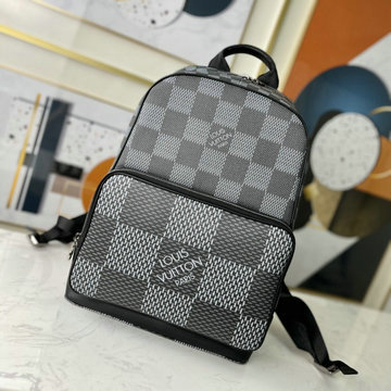 ルイヴィトン LOUISVUITTON GH-N50009 2021年最新入荷 キャンパス バックパック リュックサック メンズ リュック ダミエ グラフィット 3D キャンバス