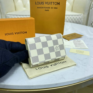 ルイヴィトン LOUISVUITTON 2021年最新入荷 アンヴェロップ カルト ドゥ ヴィジット 名刺れ カードケース ダミエアズールキャンパス