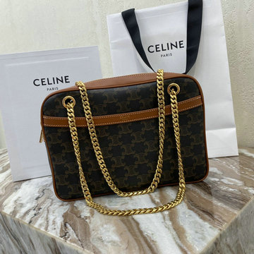 セリーヌ CELINE 99-CE195452KF 2021年最新作 PATAPANS ショルダーバッグ スクエアバッグ レディースかばん キャンパス