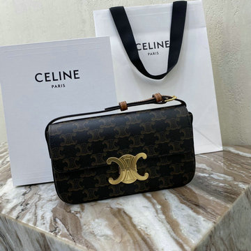 セリーヌ CELINE 99-CE194142HK  2021年最新作 トリオンフ ラージ 斜め掛け ショルダーバッグ レディースかばん カーフスキン