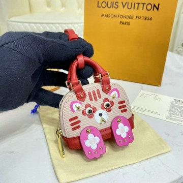 ルイヴィトン LOUISVUITTON 057-M68453　2020年最新入荷 バッグチャーム キーケース キーリング エピレザー