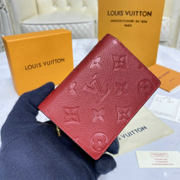 ルイヴィトン LOUISVUITTON 057-M80151R　2020年最新入荷 ポルトフォイユ クレア 二つ折り短財布 カードポケット モノグラムアンプラント レザー