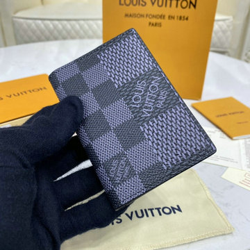 ルイヴィトン LOUISVUITTON 057-N60431　2020年最新入荷 オーガナイザー ドゥ ポッシュ パスポール パスポートケース カードケース ダミエグラフィット