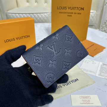 ルイヴィトン LOUISVUITTON 057-M80151L　2020年最新入荷 ポルトフォイユ クレア 二つ折り短財布 カードポケット モノグラムアンプラント レザー