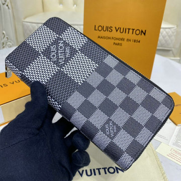 ルイヴィトン LOUISVUITTON 057-N60442H　2020年最新入荷 ジッピーウォレット ヴェルティカル ファスナー長財布 ダミエ アンフィニ 3D レザー