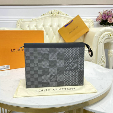 商品名称：ルイヴィトン LOUISVUITTON 057-N60444　2020年最新入荷 ポシェット ヴォワヤージュ MM 手持ちかばん クラッチバッグ セカンドバッグ ダミエ グラフィット