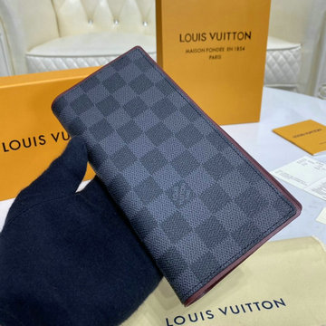 ルイヴィトン LOUISVUITTON 057-N63254　2020年最新入荷 ポルトフォイユ ブラザ 二つ折り長財布 ロングウォレット ダミエグラフィットキャンパス